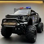 רכב משטרה ענק  6X6 בשלט רחוק 2